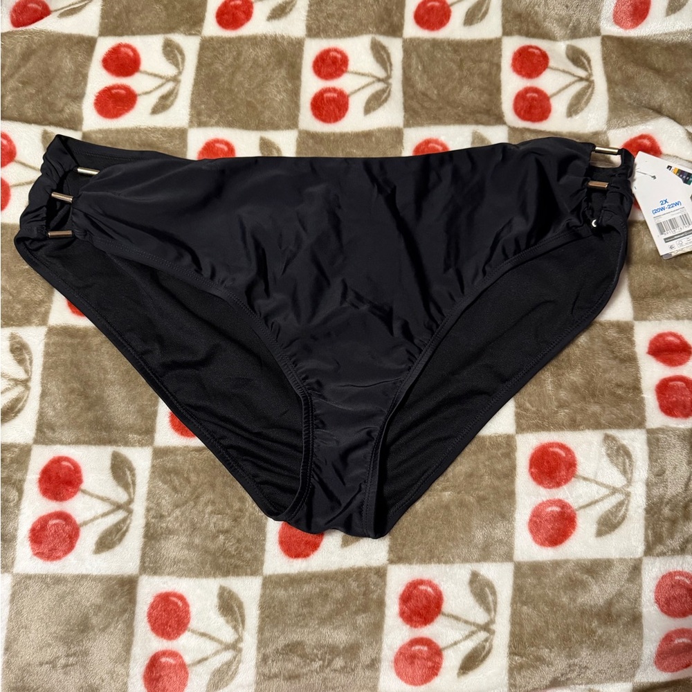 Time and Tru Black Women's Bikini Bottom